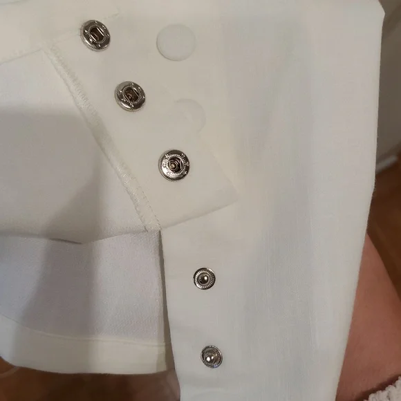 NWT Fabio Linen Mid-rise Snap Wide-leg Trousers By Yellow The Label  Size XS - Picture 12 of 12